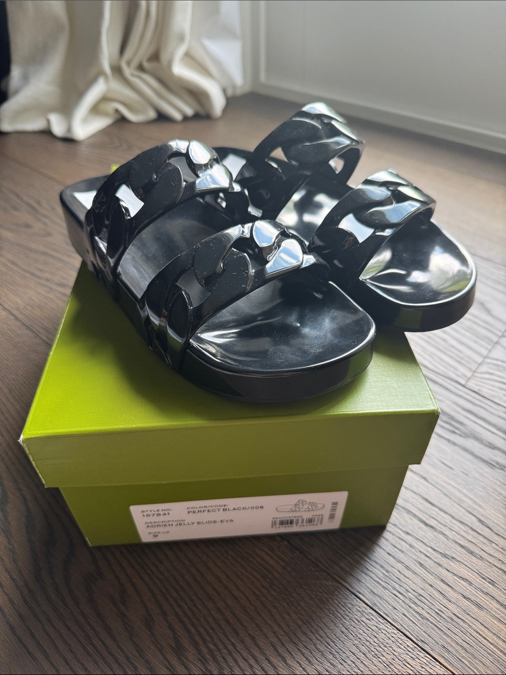 TORY BURCH JELLY SLIDES